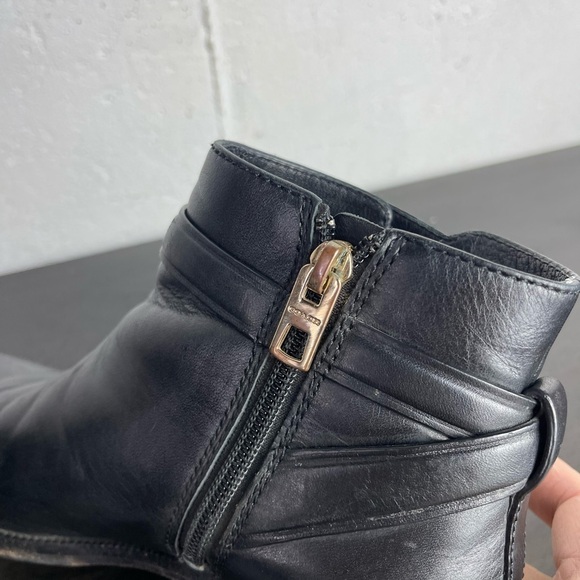 Coach  Coleen Black leather Boot size 6 - Picture 8 of 11